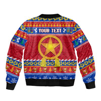 Custom Philippines Christmas Bomber Jacket Filipino Parol Maligayang Pasko LT14 - Polynesian Pride