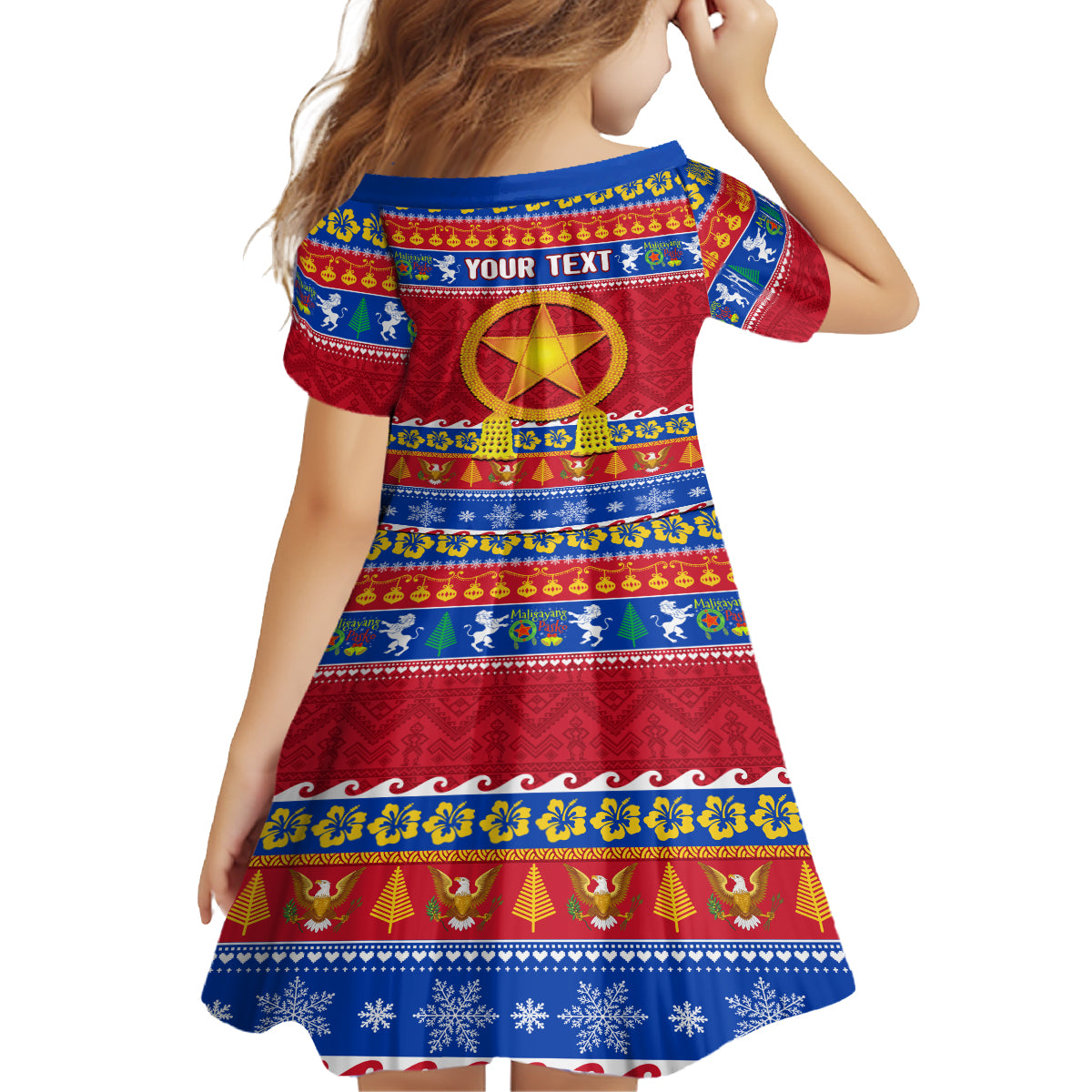 Custom Philippines Christmas Family Matching Summer Maxi Dress and Hawaiian Shirt Filipino Parol Maligayang Pasko LT14 - Polynesian Pride