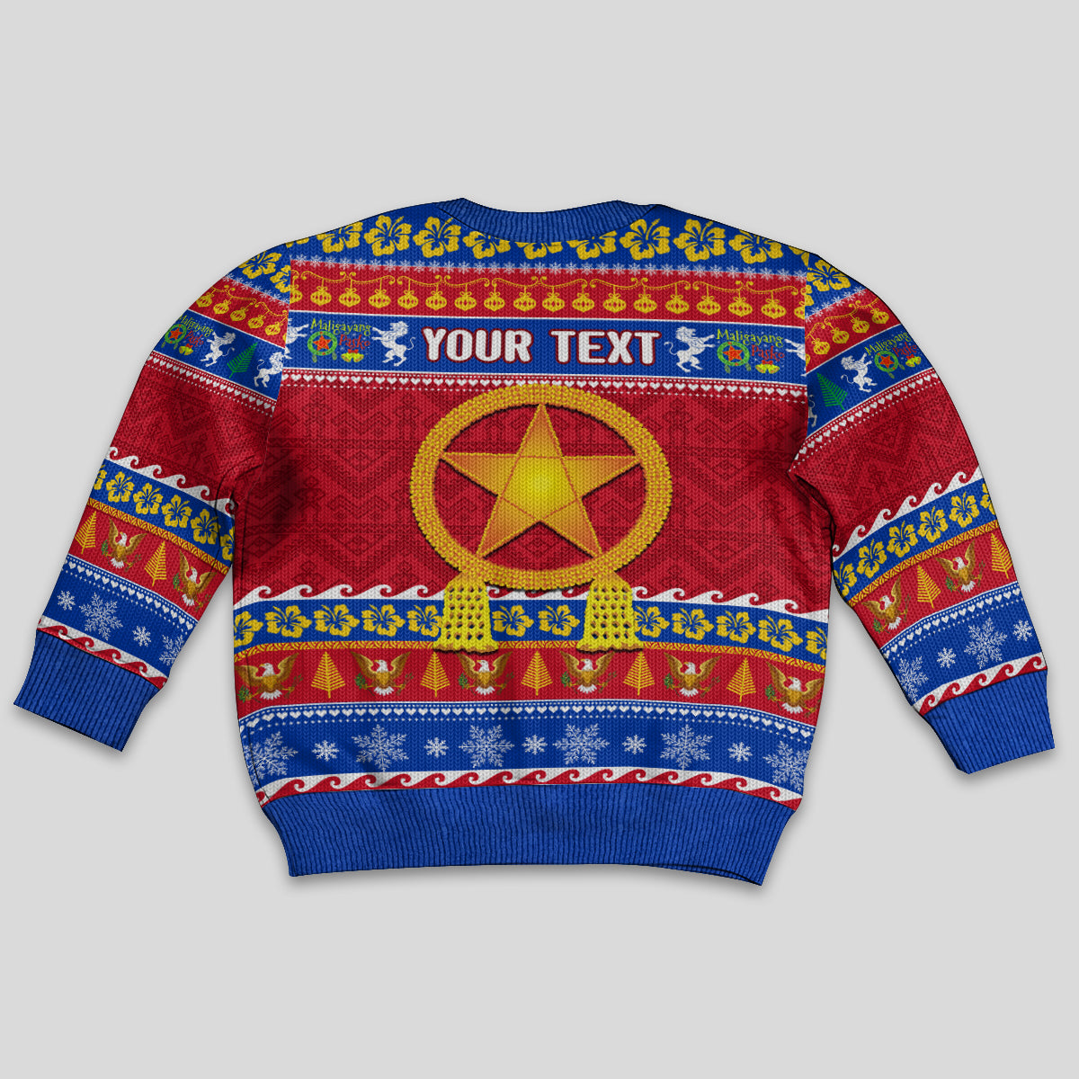Custom Philippines Christmas Kid Ugly Christmas Sweater Filipino Parol Maligayang Pasko LT14 - Polynesian Pride