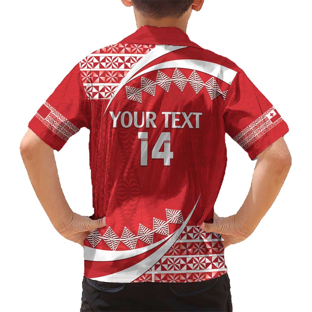 Custom Mate Maa Tonga Kid Hawaiian Shirt 2024 Go Champions LT14 - Polynesian Pride