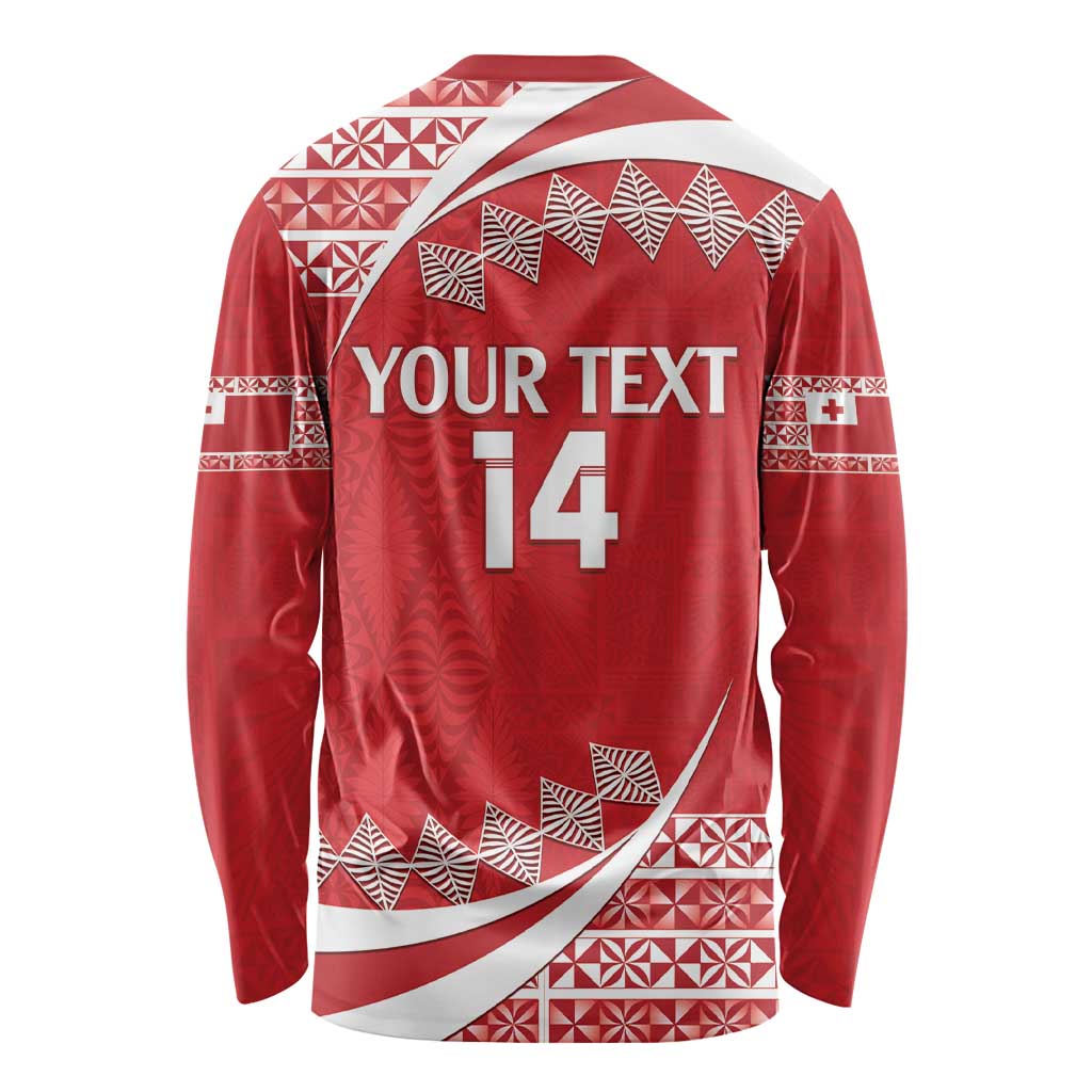 Custom Mate Maa Tonga Long Sleeve Shirt 2024 Go Champions