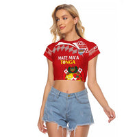 Custom Mate Maa Tonga Raglan Cropped T Shirt 2024 Go Champions