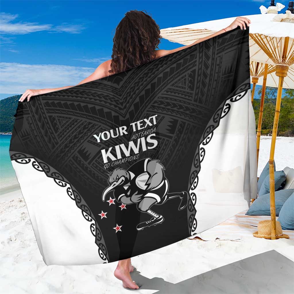 Aotearoa Rugby Custom Sarong Maori Kiwi - Mascot Style