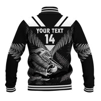 Aotearoa Silver Fern Rugby Custom Baseball Jacket 2024 Go Kiwi