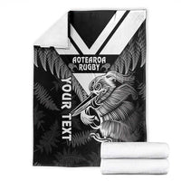 Aotearoa Silver Fern Rugby Custom Blanket 2024 Go Kiwi