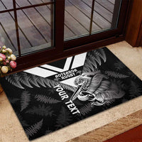 Aotearoa Silver Fern Rugby Custom Rubber Doormat 2024 Go Kiwi