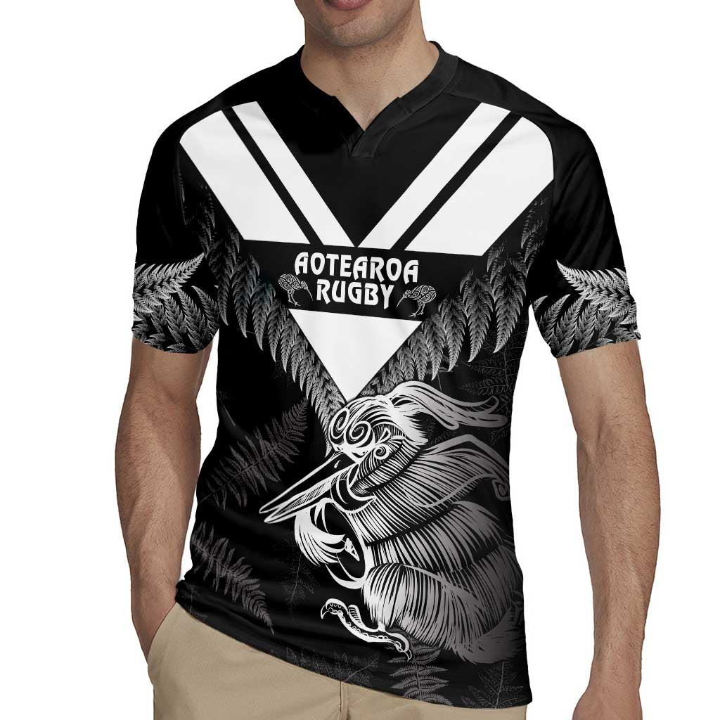 Aotearoa Silver Fern Rugby Custom Rugby Jersey 2024 Go Kiwi
