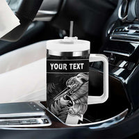 Custom Aotearoa Silver Fern Rugby Tumbler With Handle 2024 Go Kiwi