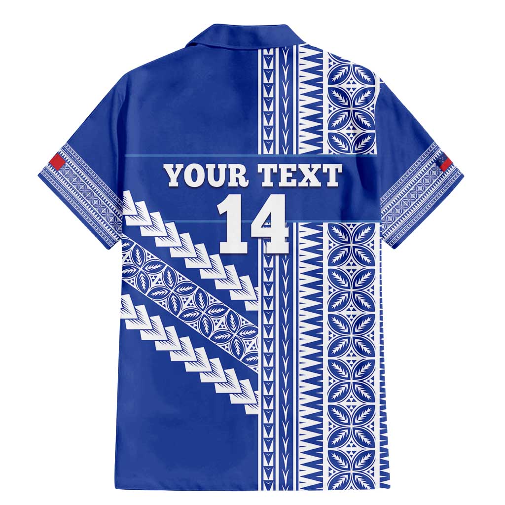 Fetu Samoa Rugby Custom Family Matching Mermaid Dress and Hawaiian Shirt Siapo Pattern - Sporty Style