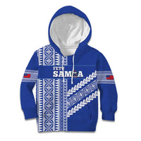 Fetu Samoa Rugby Custom Kid Hoodie Siapo Pattern - Sporty Style