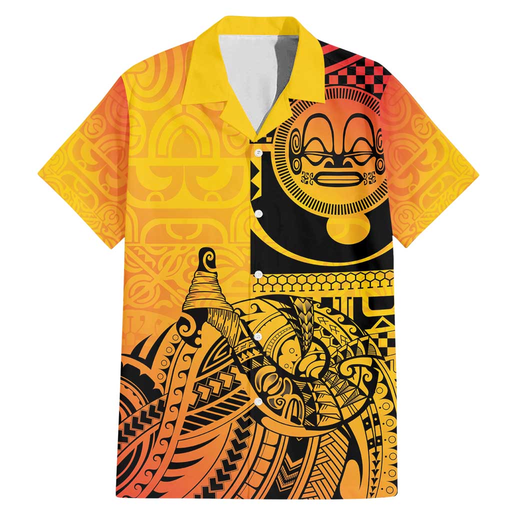 Marquesas Islands Family Matching Mermaid Dress and Hawaiian Shirt Marquesan Matatiki Fish Hook Patutiki - Polynesian Pride