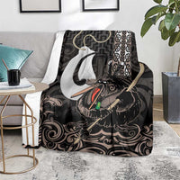 Aotearoa Hei Matau Blanket Haka Kiwi Mix Maori Mangopare