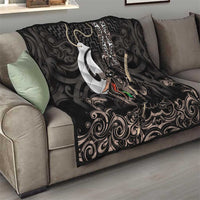 Aotearoa Hei Matau Quilt Haka Kiwi Mix Maori Mangopare LT14 - Polynesian Pride