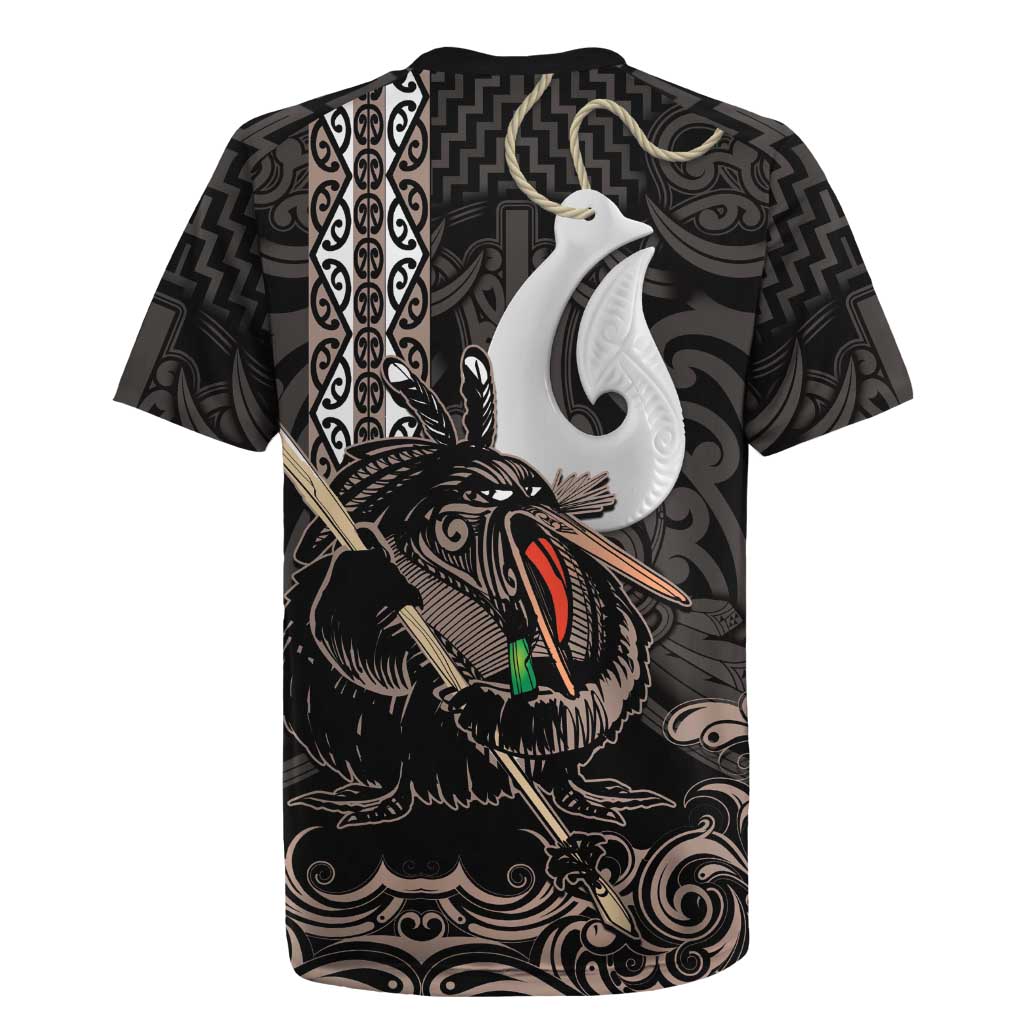 Aotearoa Hei Matau Rugby Jersey Haka Kiwi Mix Maori Mangopare