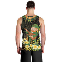 Hawaii Saint Patrick's Day Men Tank Top Ukulele Leprechaun Hau'Oli Maoli Oe!
