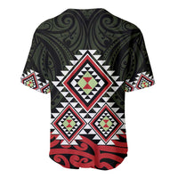 Kia Ora Aotearoa Baseball Jersey 2025 Pasifika Maori Taniko Motifs LT14 - Polynesian Pride