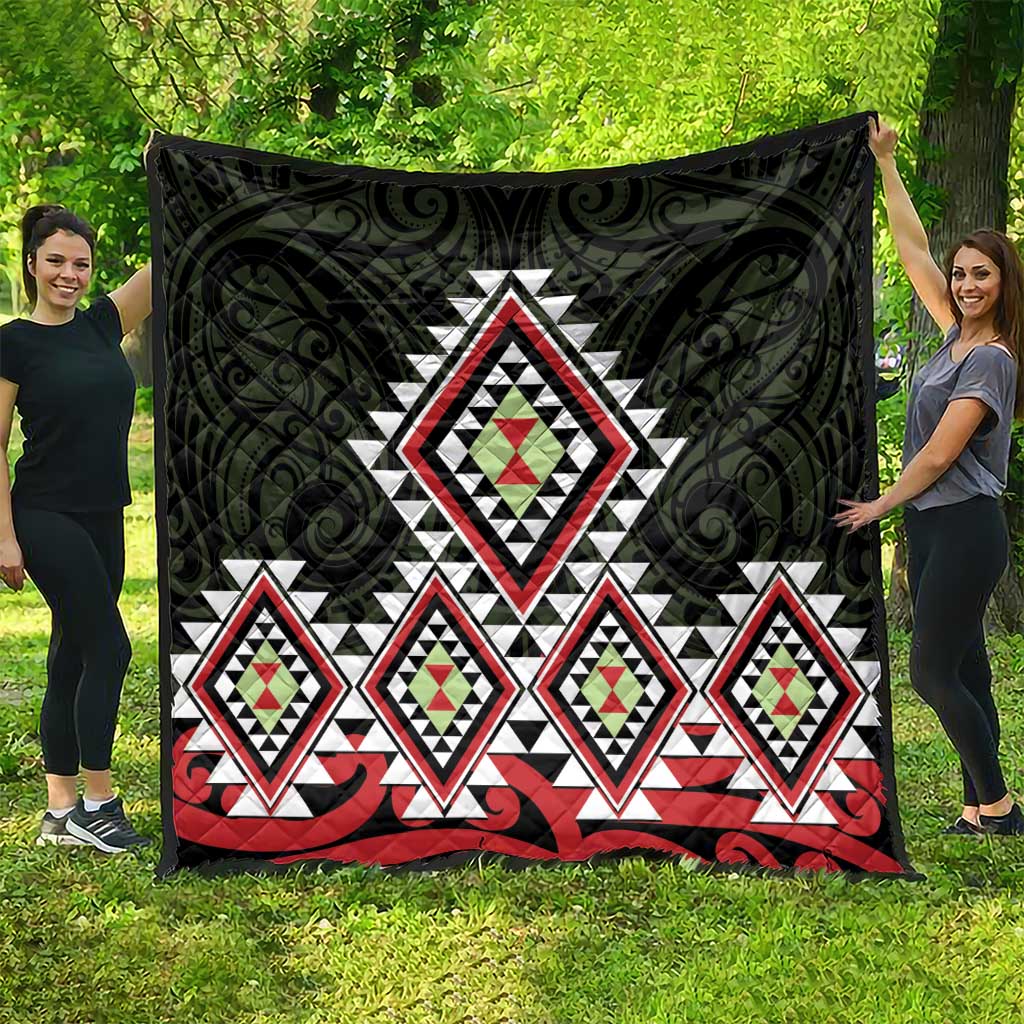 Kia Ora Aotearoa Quilt 2025 Pasifika Maori Taniko Motifs LT14 - Polynesian Pride