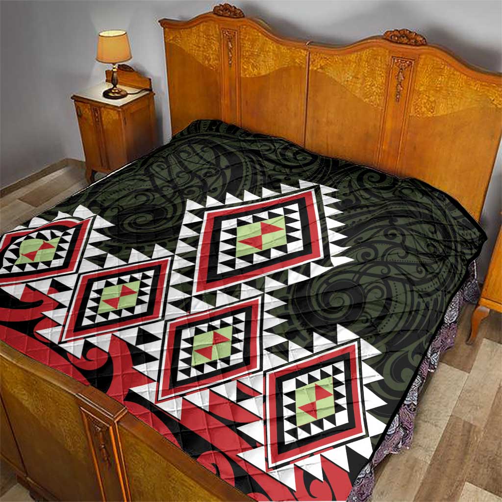 Kia Ora Aotearoa Quilt 2025 Pasifika Maori Taniko Motifs LT14 - Polynesian Pride