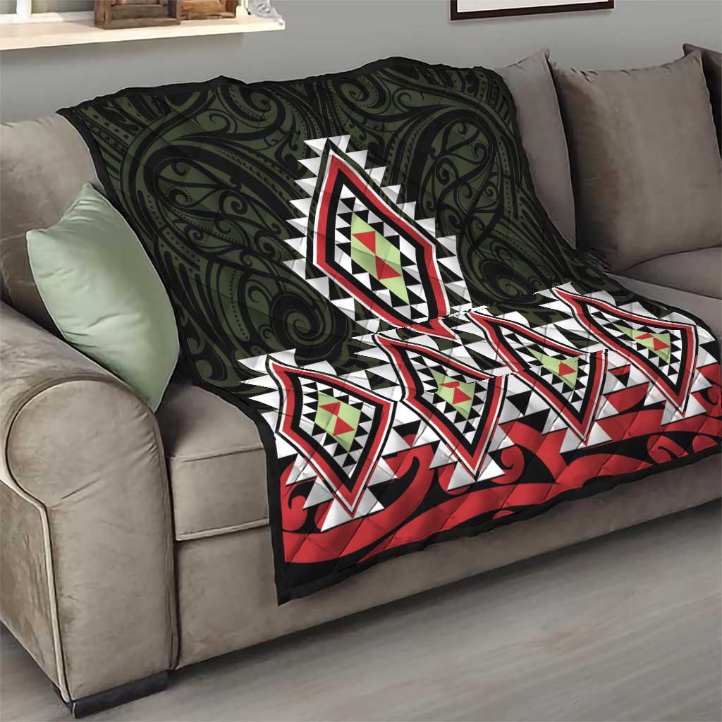 Kia Ora Aotearoa Quilt 2025 Pasifika Maori Taniko Motifs LT14 - Polynesian Pride