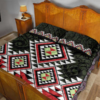 Kia Ora Aotearoa Quilt Bed Set 2025 Pasifika Maori Taniko Motifs