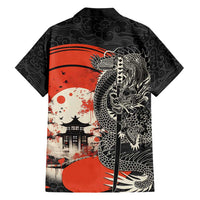 Japanese Dragon Katana Enso Family Matching Mermaid Dress and Hawaiian Shirt Japan Pagoda Seamless Cloud - Polynesian Pride