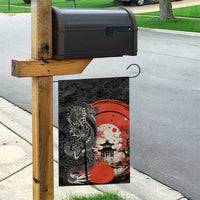 Japanese Dragon Katana Enso Garden Flag Japan Pagoda Seamless Cloud LT14 - Polynesian Pride