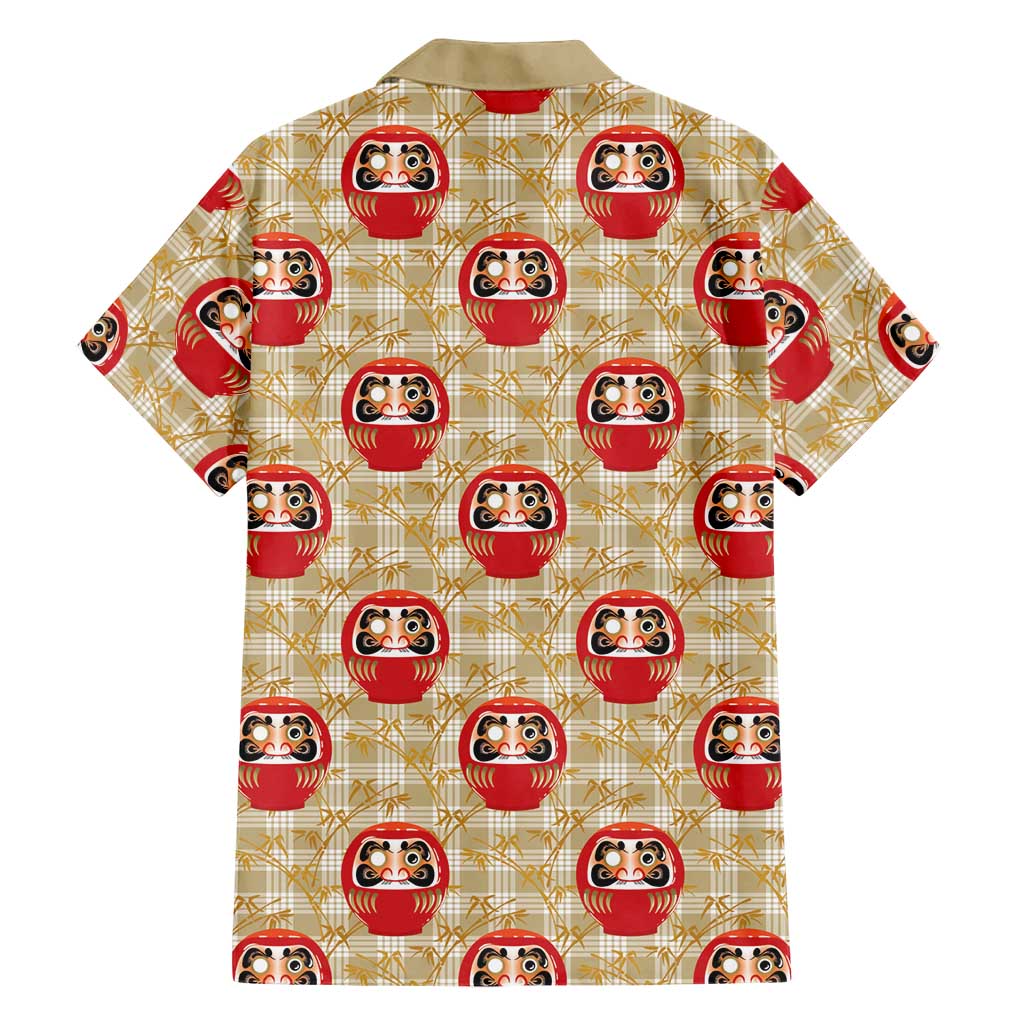 Japanese Daruma Doll Family Matching Mermaid Dress and Hawaiian Shirt Palaka With Seamless Bamboo Pattern LT14 - Polynesian Pride