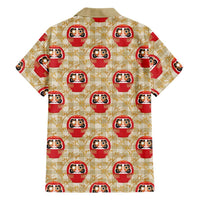 Japanese Daruma Doll Hawaiian Shirt Palaka With Seamless Bamboo Pattern LT14 - Polynesian Pride