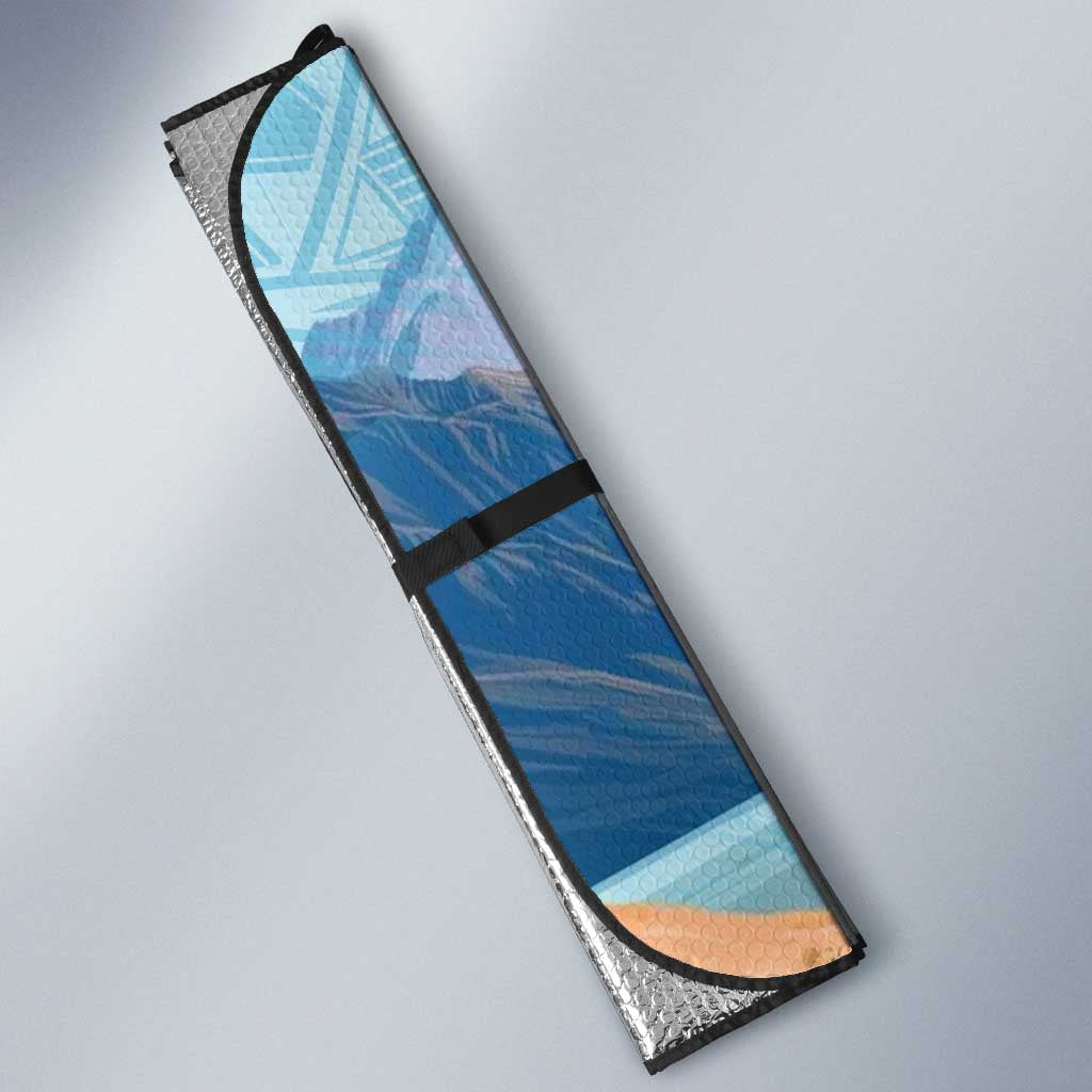 New Zealand South Island Auto Sun Shade Te Waipounamu Aoraki Kea Bird - Polynesian Pride