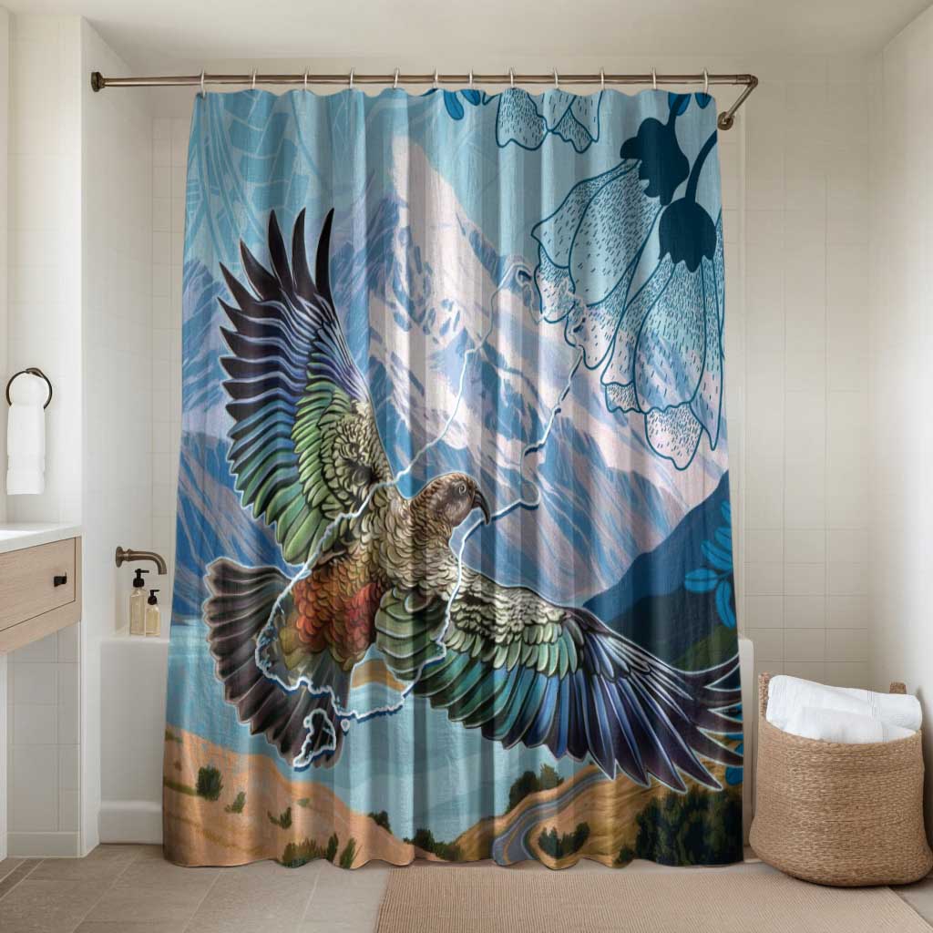 New Zealand South Island Bathroom Set Te Waipounamu Aoraki Kea Bird - Polynesian Pride