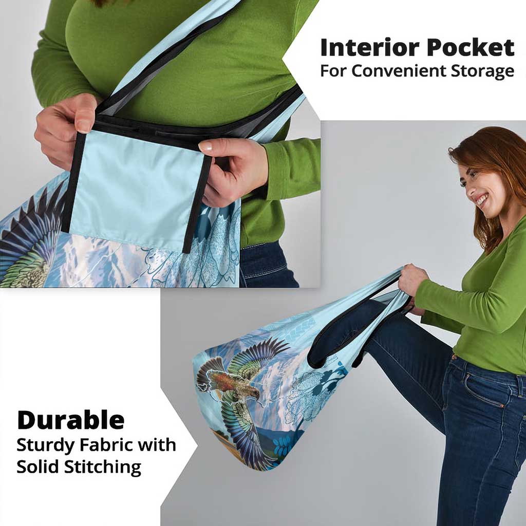 New Zealand South Island Grocery Bag Te Waipounamu Aoraki Kea Bird