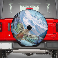 New Zealand South Island Spare Tire Cover Te Waipounamu Aoraki Kea Bird