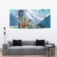 New Zealand South Island Tapestry Te Waipounamu Aoraki Kea Bird LT14 - Polynesian Pride