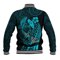 Polynesia World Ovarian Cancer Day Baseball Jacket You Matter Polynesian Women LT14 - Polynesian Pride