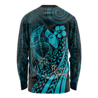 Polynesia World Ovarian Cancer Day Long Sleeve Shirt You Matter Polynesian Women