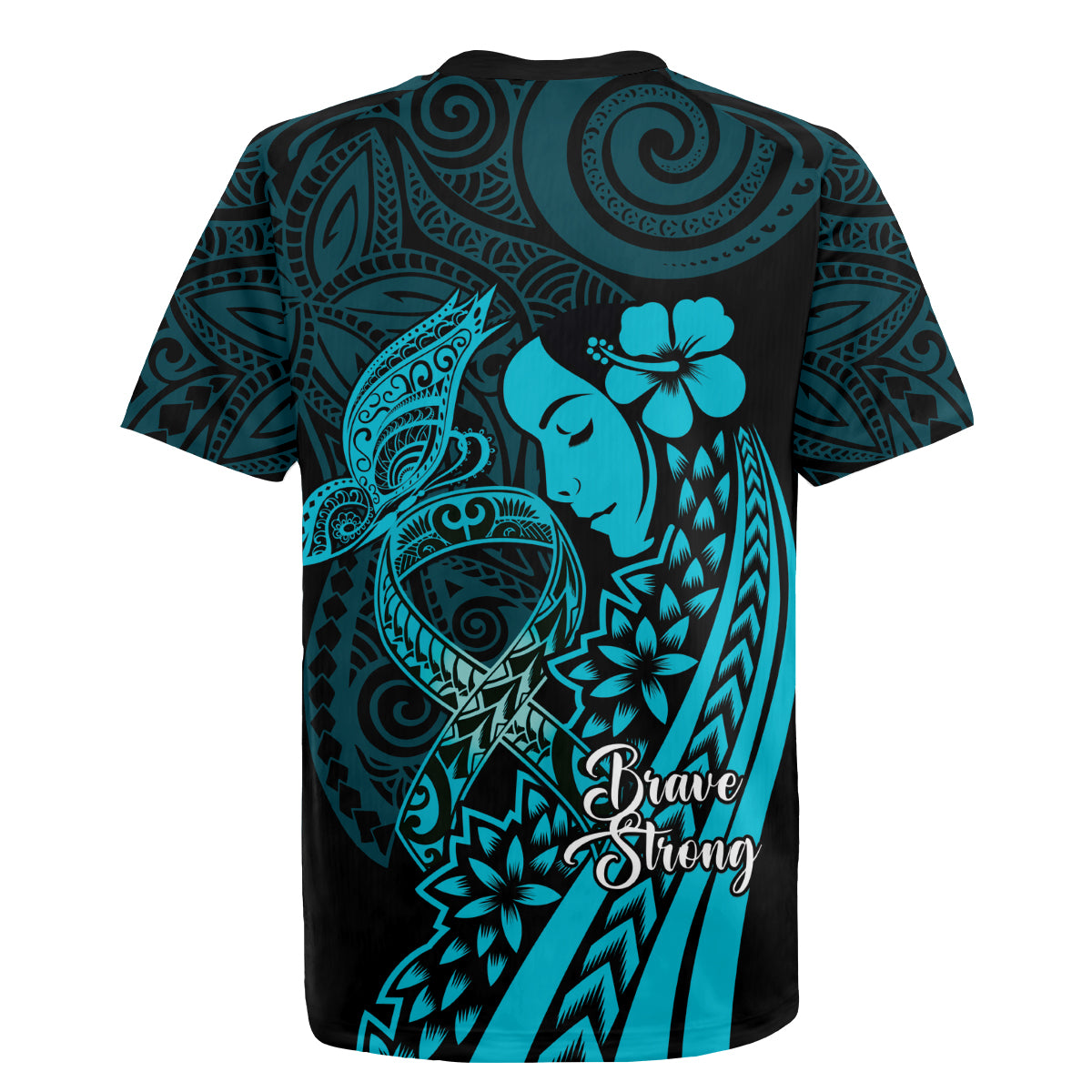 Polynesia World Ovarian Cancer Day Rugby Jersey You Matter Polynesian Women