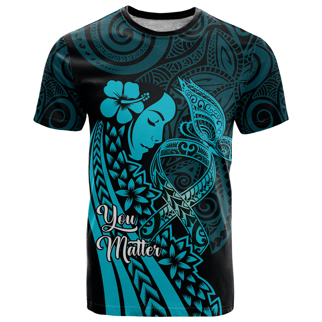 Polynesia World Ovarian Cancer Day T Shirt You Matter Polynesian Women