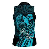 Polynesia World Ovarian Cancer Day Women Sleeveless Polo Shirt You Matter Polynesian Women