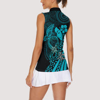 Polynesia World Ovarian Cancer Day Women Sleeveless Polo Shirt You Matter Polynesian Women