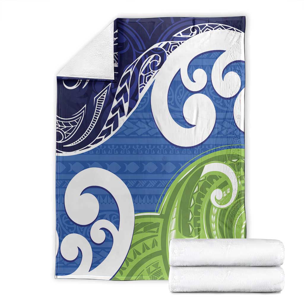 Southland New Zealand Blanket Maori Koru Flag Color