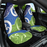 Southland New Zealand Car Seat Cover Maori Koru Flag Color