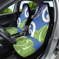 Southland New Zealand Car Seat Cover Maori Koru Flag Color