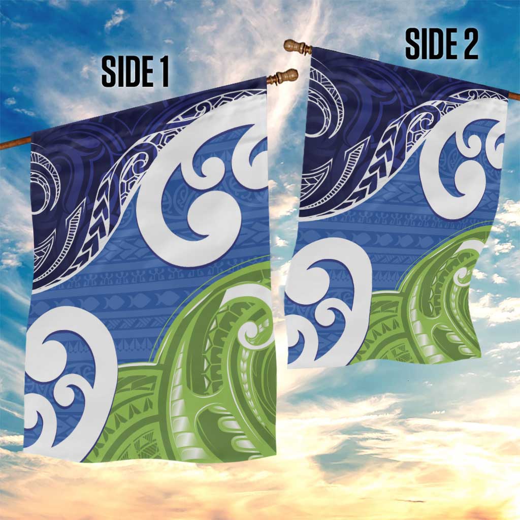 Southland New Zealand Garden Flag Maori Koru Flag Color