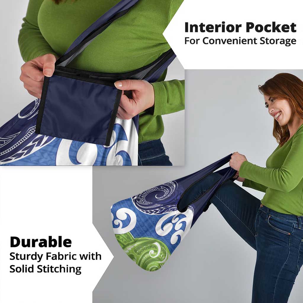 Southland New Zealand Grocery Bag Maori Koru Flag Color