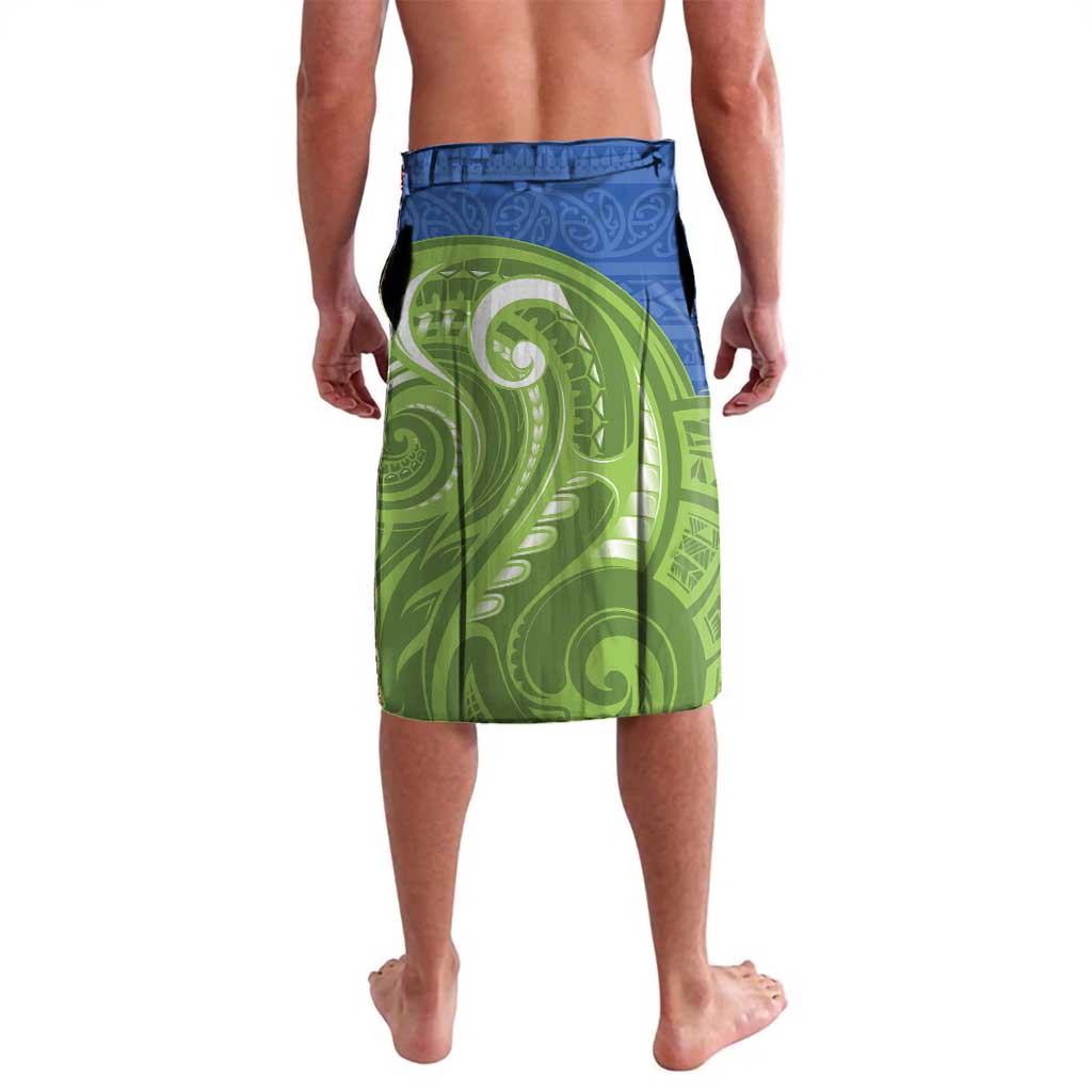 Southland New Zealand Lavalava Maori Koru Flag Color