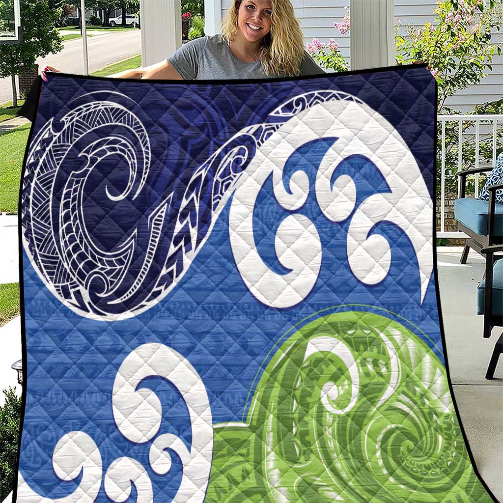 Southland New Zealand Quilt Maori Koru Flag Color