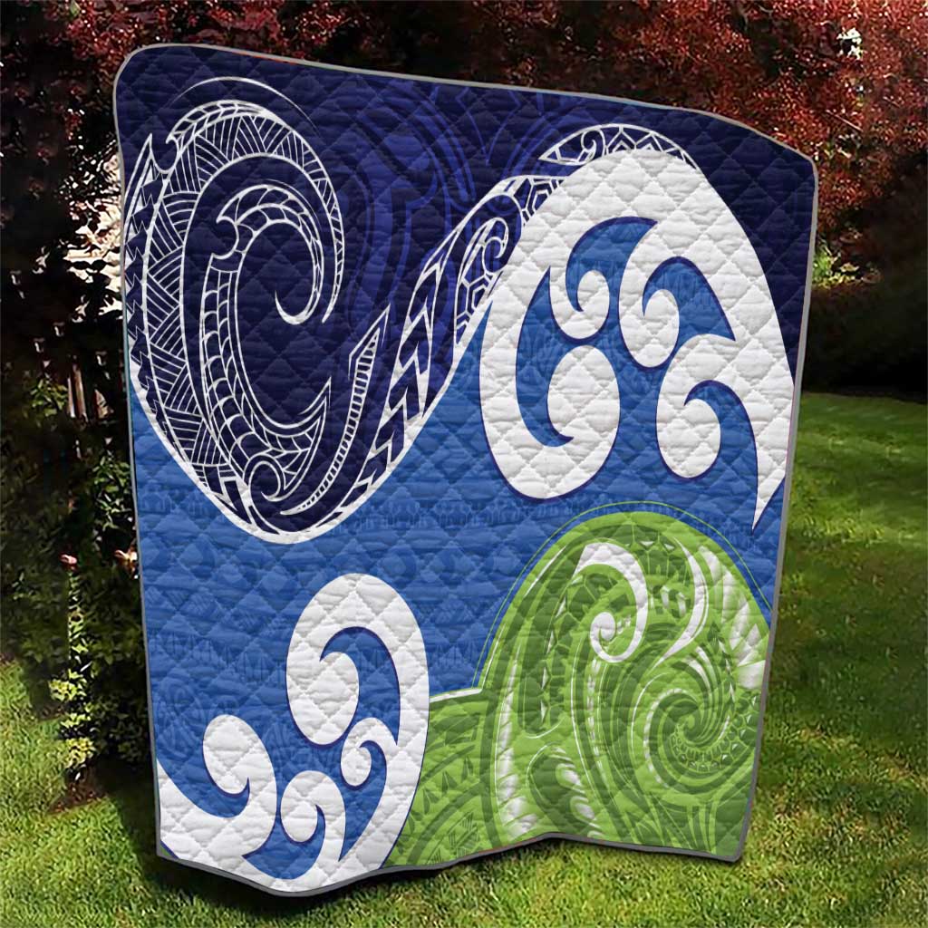 Southland New Zealand Quilt Maori Koru Flag Color
