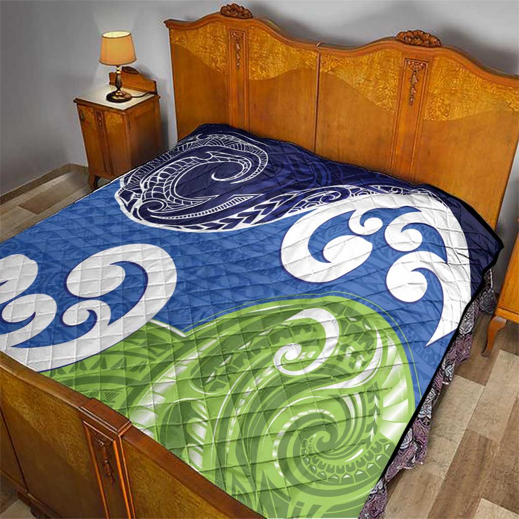 Southland New Zealand Quilt Maori Koru Flag Color