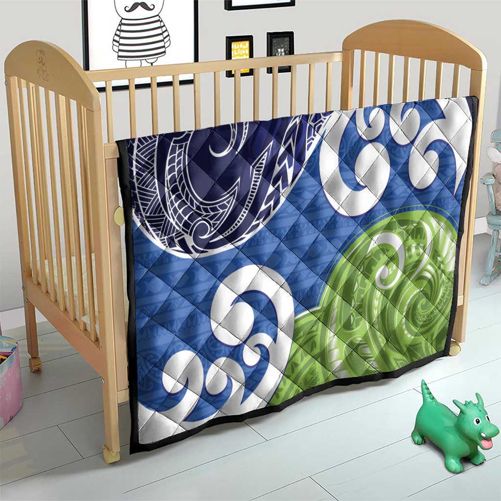 Southland New Zealand Quilt Maori Koru Flag Color