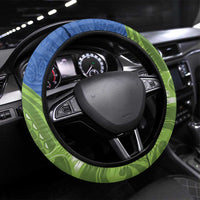 Southland New Zealand Steering Wheel Cover Maori Koru Flag Color